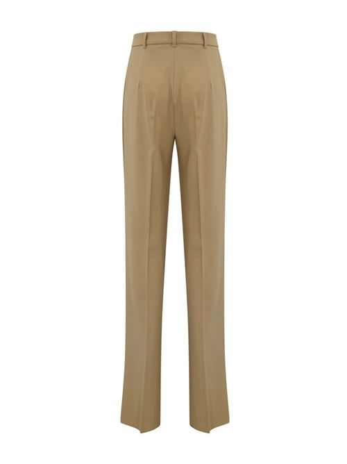 Pantalone Quasar in crepe satin di lana Sabbia MAX MARA STUDIO | 2516131081600012